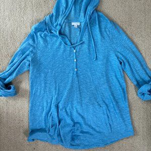 J. Jill Lightweight Knit Hoodie